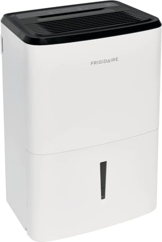 Frigidaire 35 Pint Dehumidifier, 3,000 Square Foot Coverage, 1.7 Gallon Bucket Capacity, Continuous Drain Option