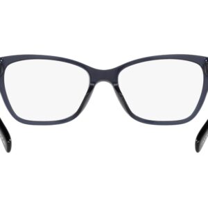 Coach HC6196U Universal Fit Prescription Eyewear Frames, Transparent Blue/Demo Lens, 52 mm