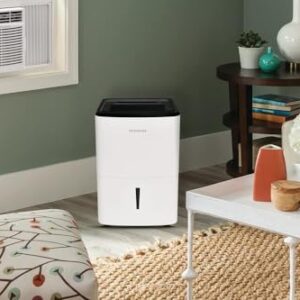 Frigidaire 35 Pint Dehumidifier, 3,000 Square Foot Coverage, 1.7 Gallon Bucket Capacity, Continuous Drain Option