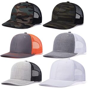 Wholesale Custom Hat Custom Text/Logo Embroidered Hat for Men Women Trucker Hat Light Grey/Black