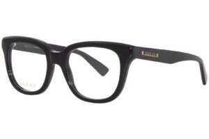 gucci gg1173o 001 black cat-eye women's eyeglasses