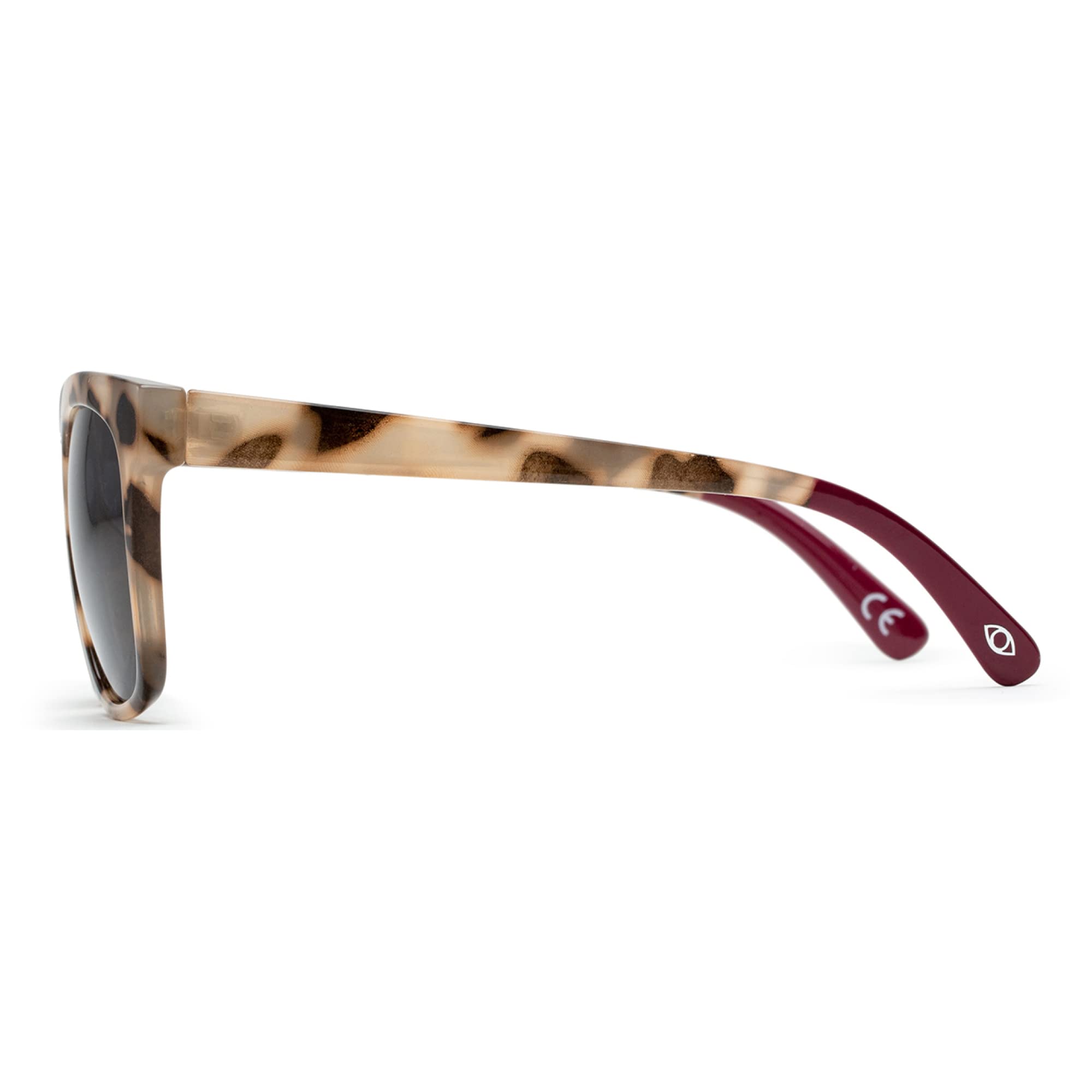 Sofia Vergara x Foster Grant Women's Sierra Full Lens SunReaders Square Reader Sunglasses, Berry Tortoise, 54 mm + 2.5