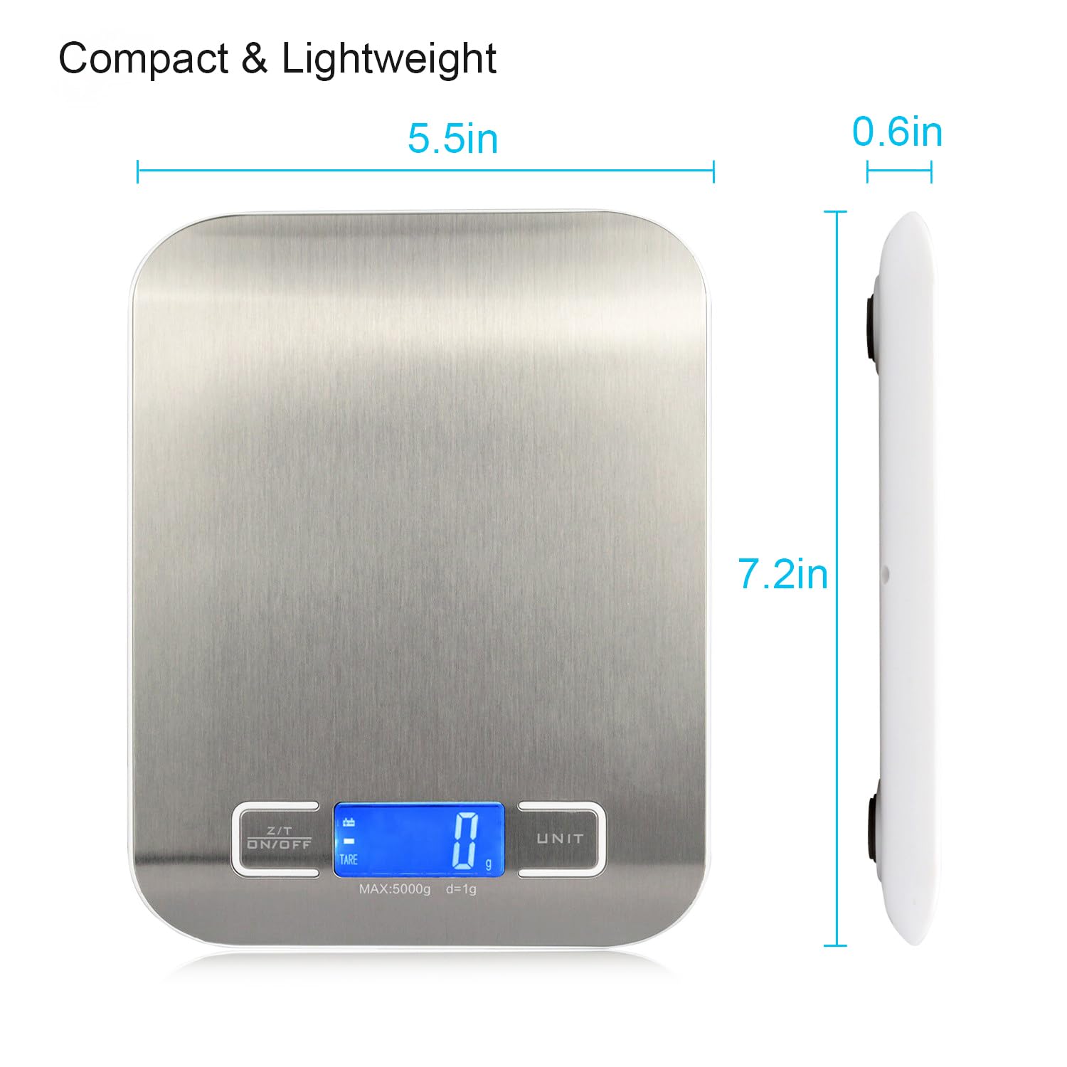 WIWUE GUO Food Scale, Kitchen Scale, Gram Scale, Digital Food Scale, Weight Scale, Digital Scale, Coffee Scale, Scales Digital Weight Grams, Digital Kitchen Scale, Kitchen Small Appliances