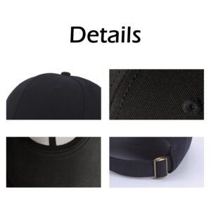 RPROT Effective 99.99% Anti Radiation Cap EMF Protection Hat Shielding WiFi 5G Hat Black, 51-61cm/21-24in (Black)