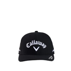 Callaway Golf Performance Pro Tour Cap Collection Headwear (OS, Black/White 23)