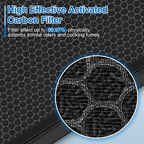 2 Pack EverestAir/EverestAir-P Replacement Filter, Compatible with LEVOIT EverestAir Air Purifier, High-Efficiency Activated Carbon Filters Filter Set