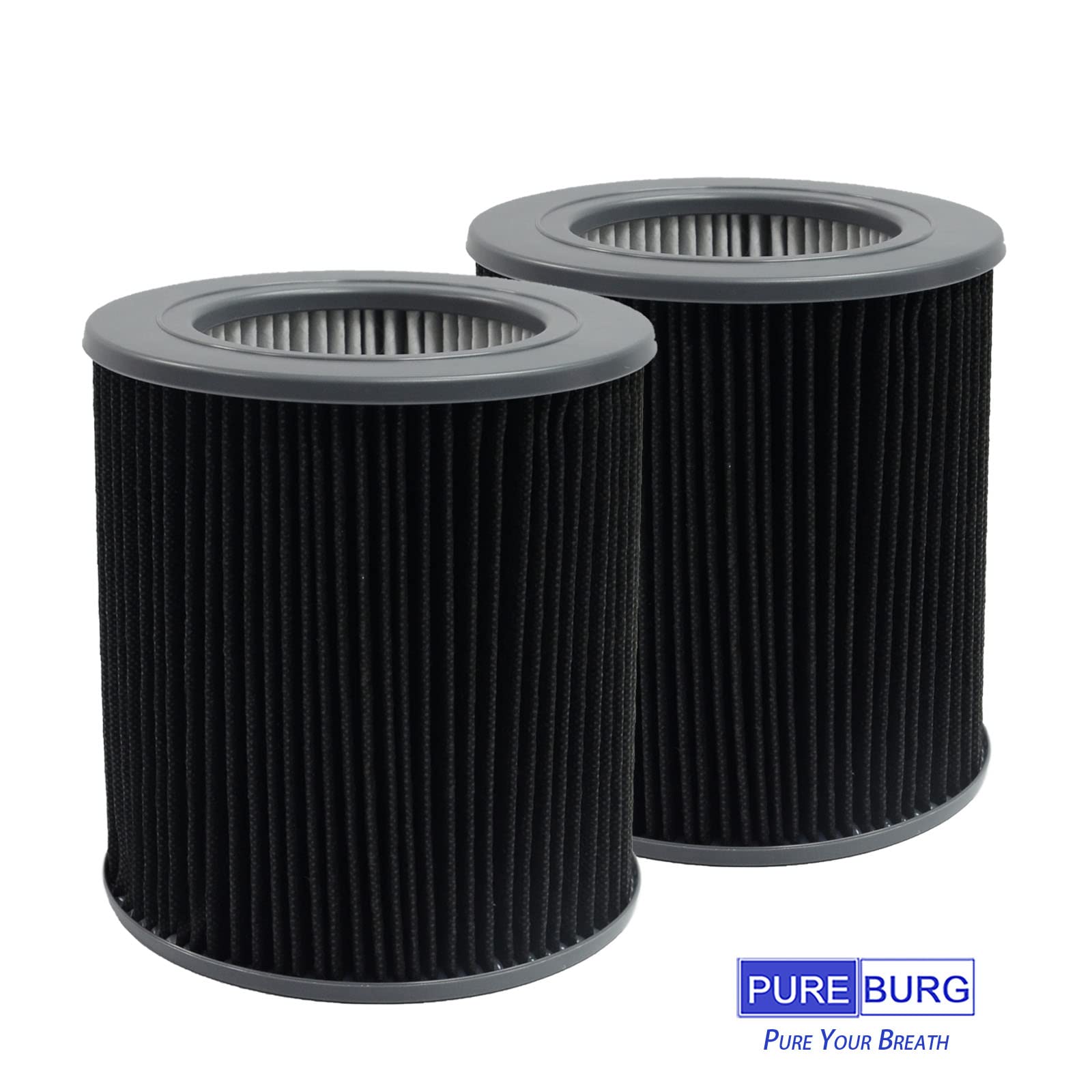 PUREBURG Replacement Filter can be fitted to Molekule Air Mini & Air Mini + Air Purifiers,2-Pack Air Clean Dust VOC Odor PM2.5 Smoke