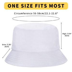 Rosoz Bucket Hat for Women Men Summer Travel Beach Sun Hat Outdoor Cap Unisex Bucket Hats