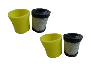 c·t·s air filter 2pcs for b&s 215802 215805 215807 10hp - 13 hp engines replaces bs 796032 591583 with pre-filter 798911 (pack of 2)