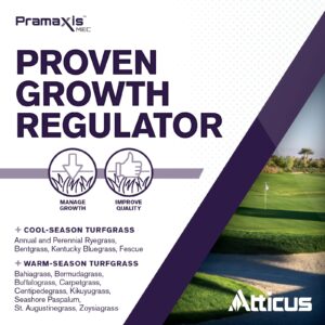 Pramaxis MEC Plant Growth Regulator (8 oz) by Atticus – Compare to 4 oz Primo Maxx – Growth Control of Turfgrasses - Trinexapac-Ethyl 11.3%