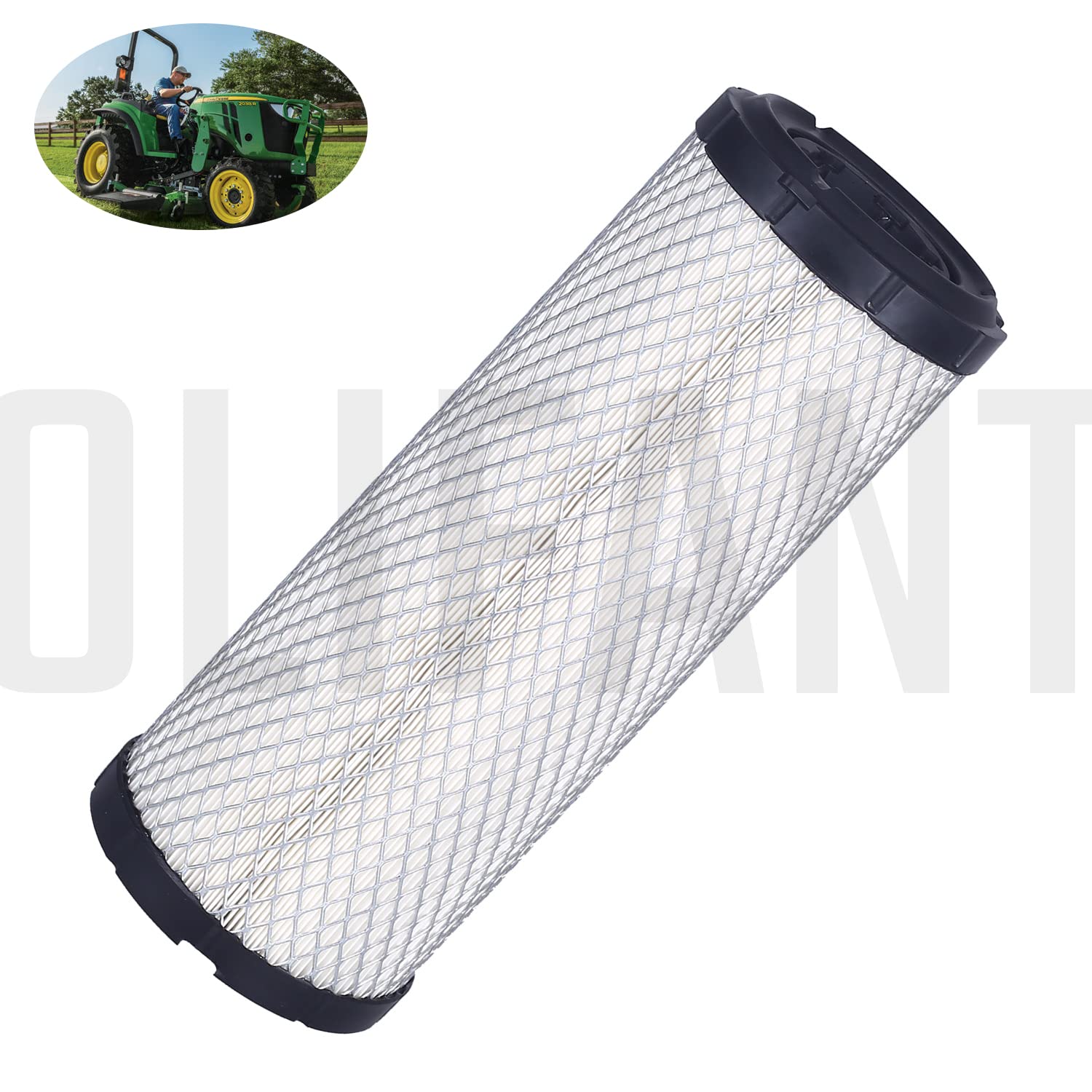 2x Air Filter Kits for John Deere M131802 M131803 inner Outer Air Filter for 1025R(NOT ALL MODELS)2025R 2032R 3005 4005 4200 4210 4300 Olifant