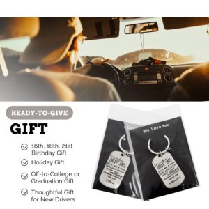 Pretty Inappropriate, Drive Safe Keychain for Daughter, 16 Year Old Boy Birthday Gift Ideas, Birthday Gifts for Teen Girls, Sweet 16 Gifts for Girls, 16 Year Old Girl Birthday Gift Ideas (Mom and Dad)