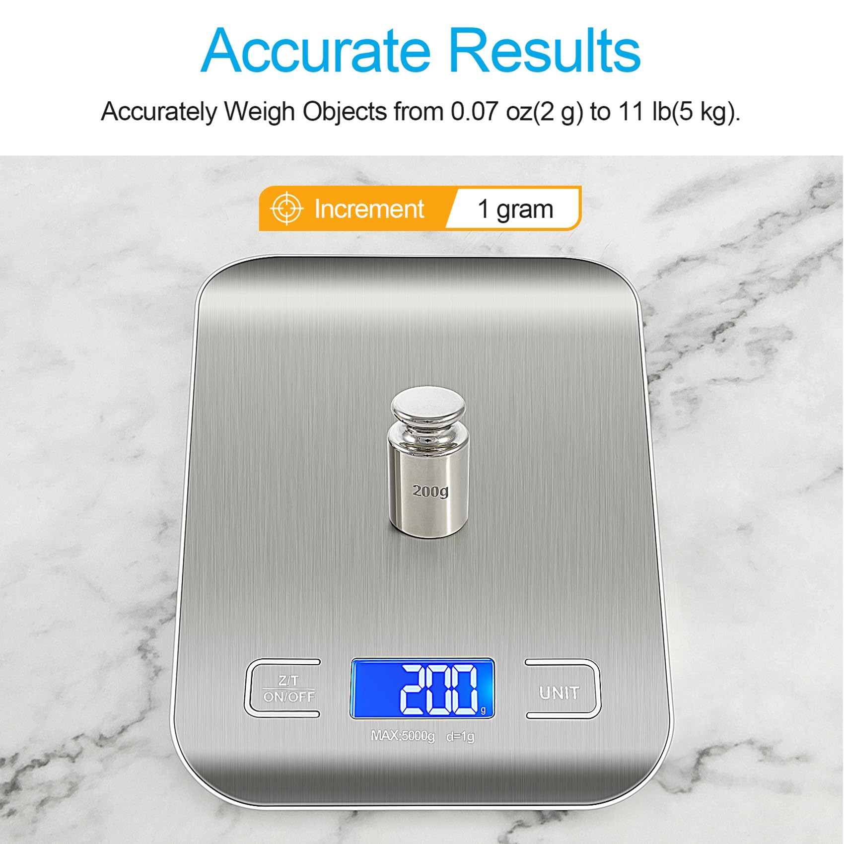 WIWUE GUO Food Scale, Kitchen Scale, Gram Scale, Digital Food Scale, Weight Scale, Digital Scale, Coffee Scale, Scales Digital Weight Grams, Digital Kitchen Scale, Kitchen Small Appliances