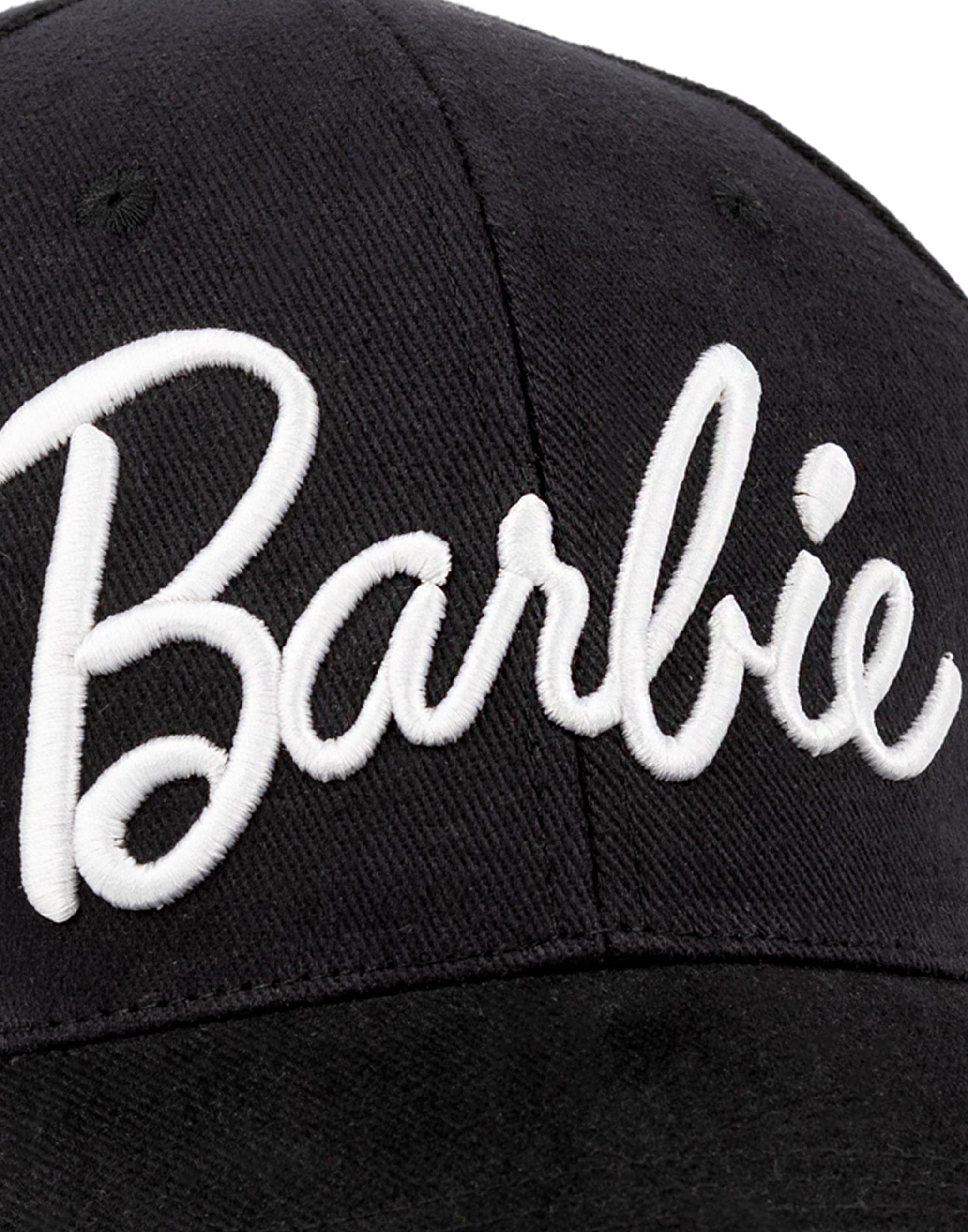 Barbie Cap Adults Teens Womens Embroidered Logo Black Hat One Size OneSize