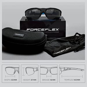 FORCEFLEX Karv | Flexible, Unbreakable Sports and Running Sunglasses for Men and Women