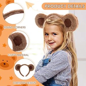 WLLHYF Easter Bear Ears Headband Cute Party Headwear Face Wash Headband Animal Head Wear Fashion Hairband Valentine's Day Hair Hoops Hair Accessories for Adult Kids Party Decoration