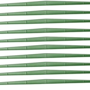 Stake Arms for Tomato Cage, 36 Pcs 11.8 Inches Garden Stake Connectors, Plastic Expandable Trellis for 11mm Diameter Plant Stakes, 2 Adjustable Buckle for Growing Climbing Plants