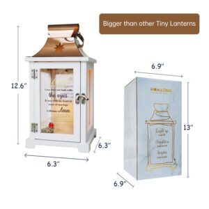 10th Wedding Anniversary Lantern, Best 10th Anniversary Wedding Gifts for Couple Parents Wife Husband Tin 10 Years of Marriage Anniversary Wedding Gifts for Him Her