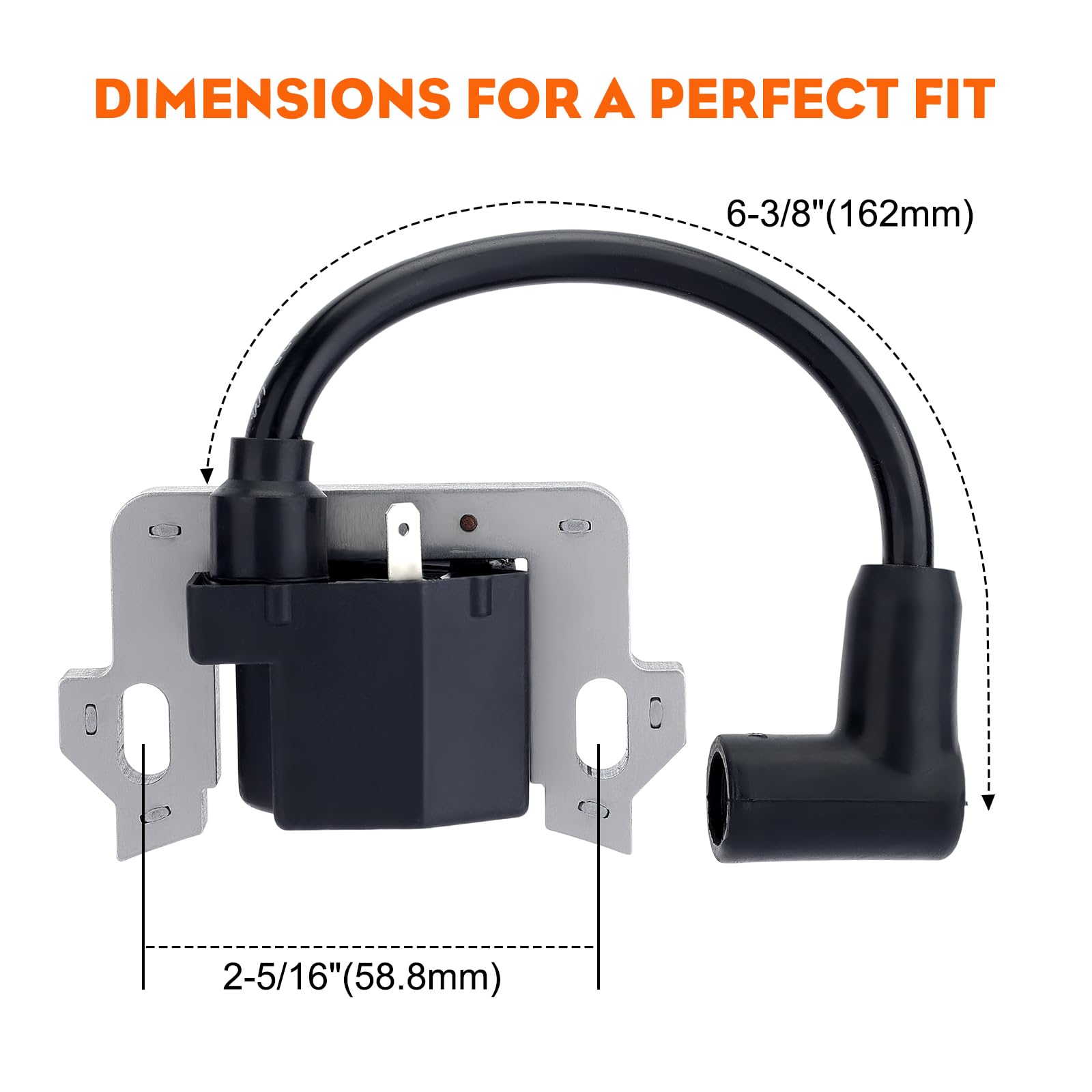 Honda GCV160 Ignition Coil for Honda GCV135 GCV190 GSV160 GSV190 GC135 GC160 GC190 GC160A GC160LA GC190A GC190LA Engine HRB216 HRR216 HRS216 Lawn Mower 30500-ZL8-014 30500-ZL8-004 30500-Z0J-003