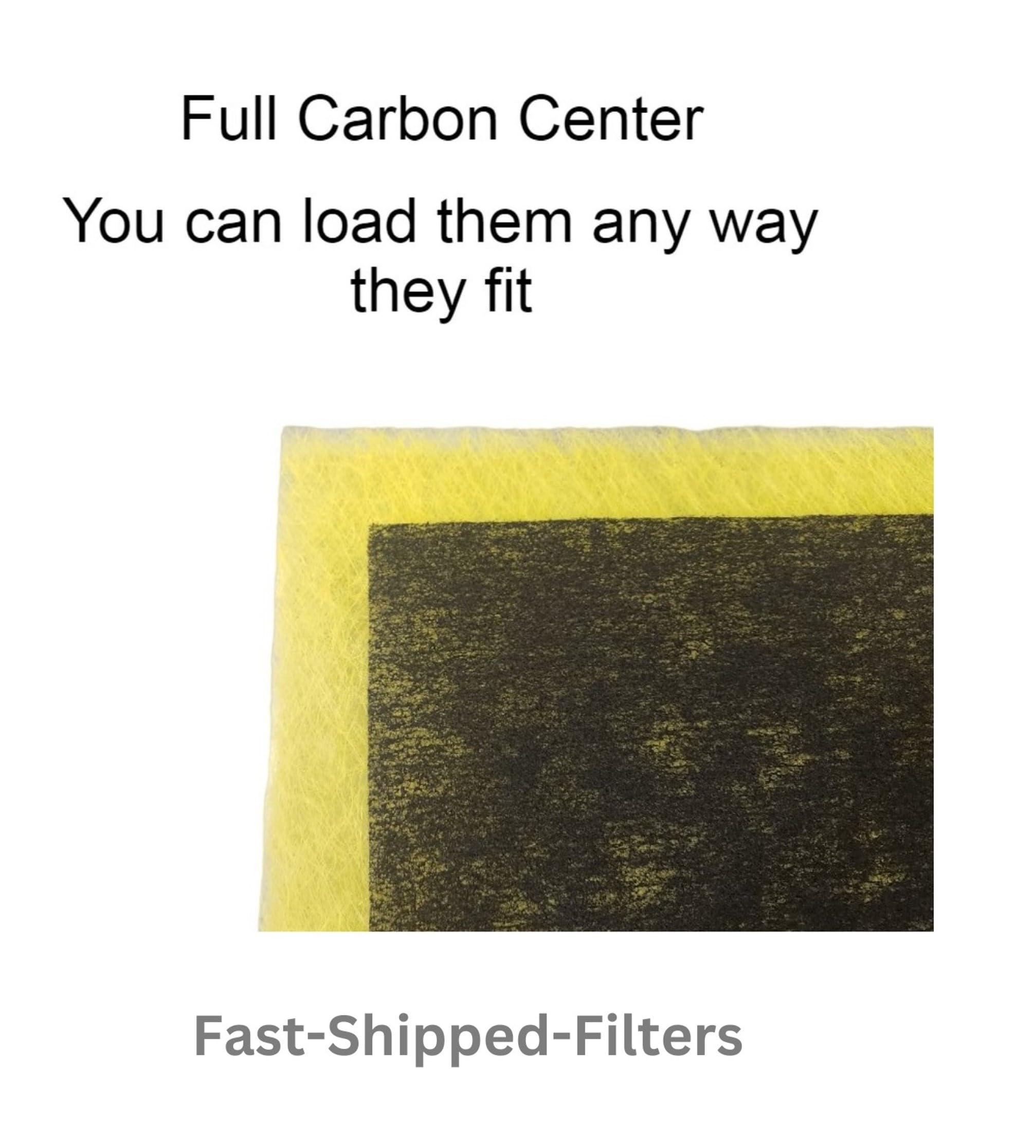 6 - 20x20 MicroPower Guard Air Cleaner Replacement Filters Actual filter size is 18.5x17.5 Yellow