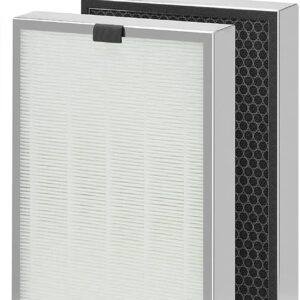 Fette Filter - True Hepa H13 Replacement Filter Compatiable with Medify MA-125 Air Purifier MA-125R, with 3 in 1 High-Efficiency Filter Compare to Part # 125-R (2QTY)