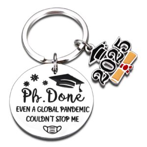 PhD Gifts for Women Graduation Keychain Gifts for Him Her PhD Graduation Gifts for Senior Graduate Student Funny Graduation Gifts for Women Men Son Daughter Doctor of Philosophy Nursing Grad Gift