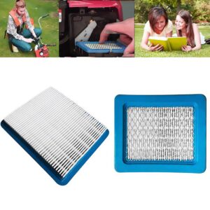 1Pack 491588S 491588 Air Filter, Air Cleaner Cartridge for BS 399959 4942245 4915885 Engines, Lawn Mower Air Filter