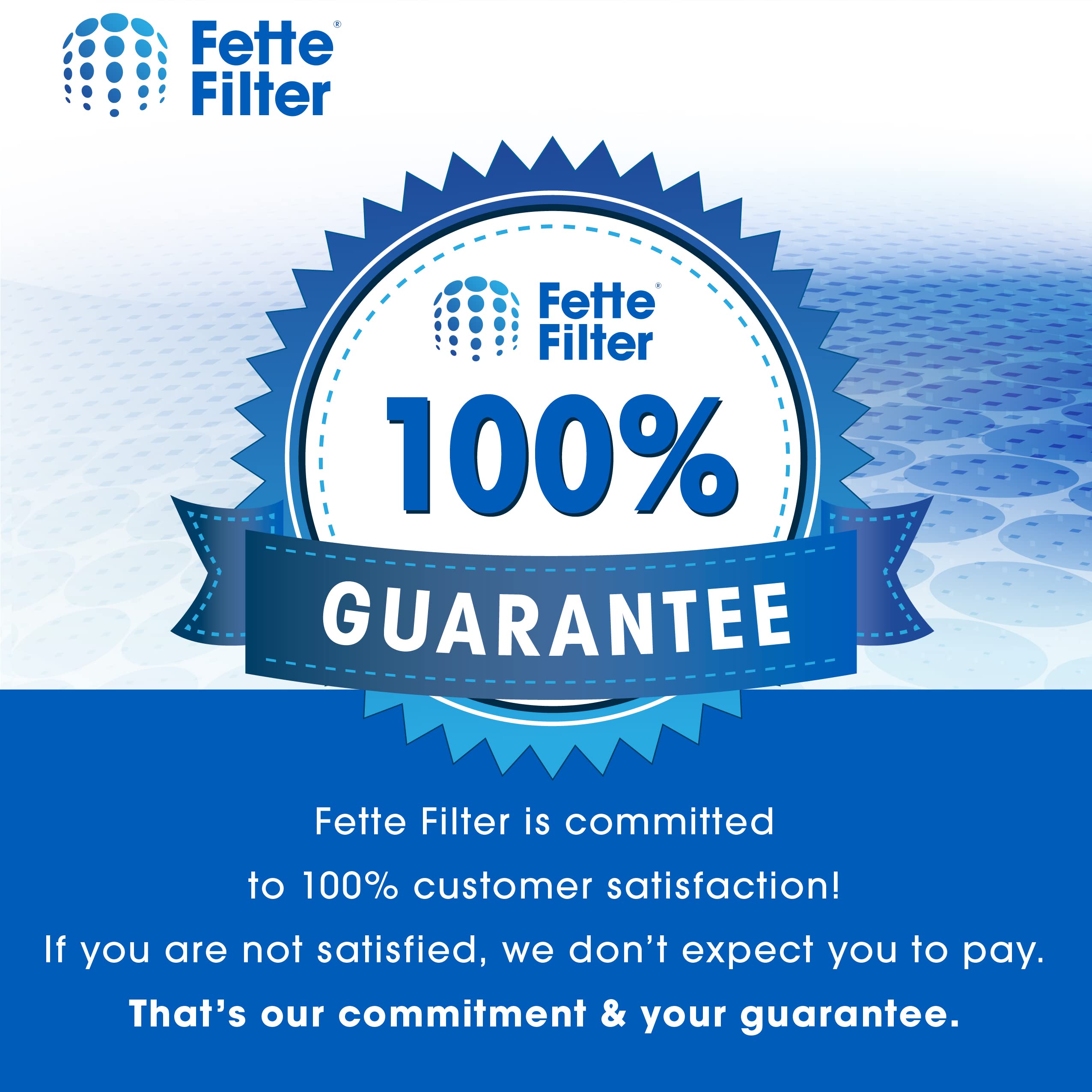 Fette Filter - True Hepa H13 Replacement Filter Compatiable with Medify MA-125 Air Purifier MA-125R, with 3 in 1 High-Efficiency Filter Compare to Part # 125-R (2QTY)