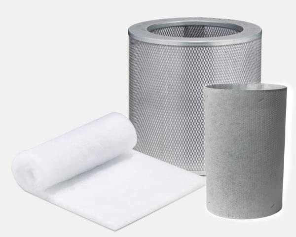 C600 replacement filter BUNDLE: Prefilter + 26 lbs Carbon Filter + HEPA Barrier filter cloth and frame