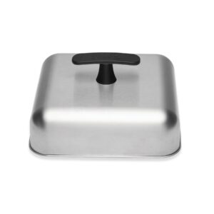 weber 6783 griddle basting dome, silver