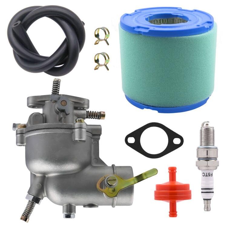 Aulavik 390323 Carburetor with 393957 Air Filter for B&S 393957 393957S 390930 4106 7-18 HP Engines Lawn Mower Parts