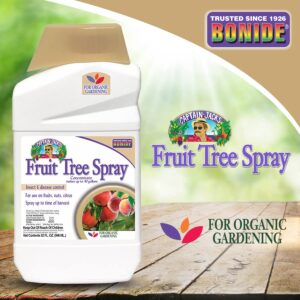 Bonide Captain Jack's Fruit Tree Spray, 32 oz Concentrate, Insect & Disease Control Spray for Organic Gardening