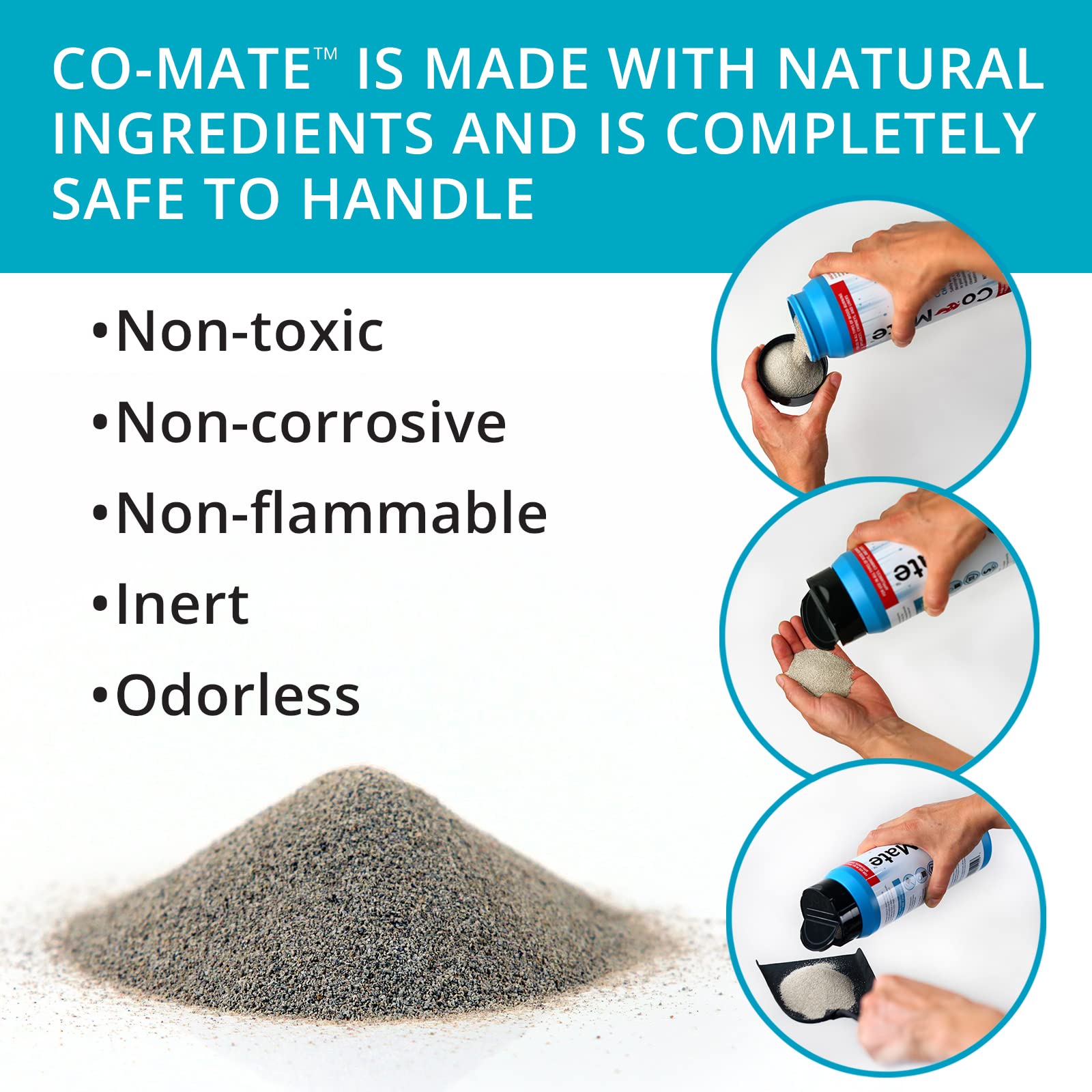 Co-Mate Chimney Cleaner (2.2 lb.) - Complete Chimney Care, Removes Creosote, Reduces Emissions, Protects Against Corrosion