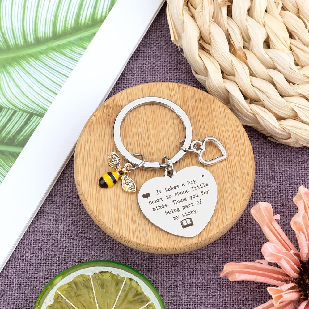 BOMEON Teacher Gifts Teacher Keychain Valentines Day Gifts for Teachers from Kids Students Graduation Gifts Thank You Gifts Teacher Appreciation Gifts Thanksgiving Gifts for Teachers Christmas Gifts