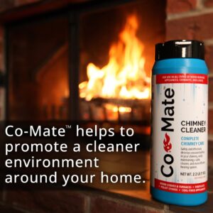 Co-Mate Chimney Cleaner (2.2 lb.) - Complete Chimney Care, Removes Creosote, Reduces Emissions, Protects Against Corrosion