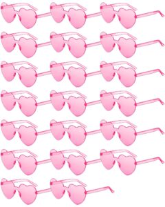 chicpop heart sunglasses for women transparent heart shaped sunglasses bulk fun sunglasses for party favor