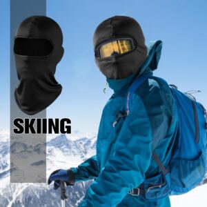 60 Pcs Balaclava Face Masks Men Full Face Cover Balaclava Mask Pasamontañas Ski Mask Winter Mask for Men Women (Black)