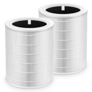 core 600s replacement filter for levoit core 600s & core 600s-p smart air purifier, core 600s-rf, 3-in-1 ture hepa activated carbon filter for home large room, 2 pack