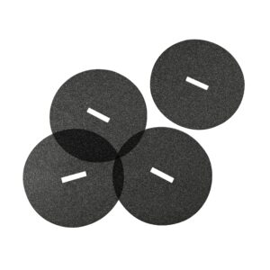 tool klean replacement filters for b-air grizzly dryer kit - compatible with b-air pet dryer airmovers gp-1-f grizzly filter kit - 4 pack, black