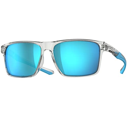 EAZYRUN ER00 P1A HD retangle Sky blue Polarized Driving Sunglasses for Women Men