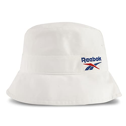 Reebok Standard Utility Bucket Hat for Men and Women (One Size Fits Most), Classic-White