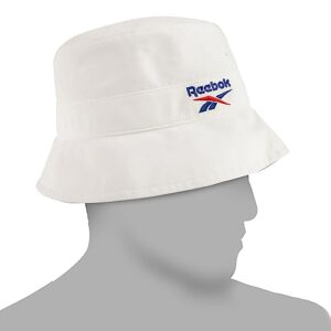 Reebok Standard Utility Bucket Hat for Men and Women (One Size Fits Most), Classic-White