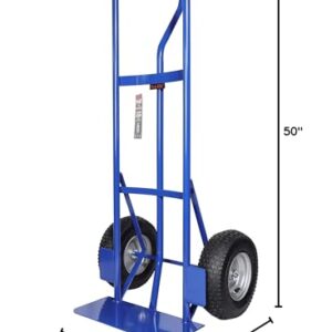 Pro-Lift Hand Truck Heavy Duty - 1000 Lbs Loading Capacity - Industrial Cart Dolly with Vertical Handle - Made in Taiwan