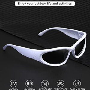 kimorn Y2K Wrap Around Polarized Sunglasses Womens men Swift Oval Fashion Sport Shades Sun Glasses K1273