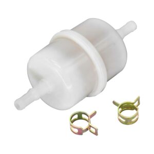 Disenparts Fuel Filter Compatible with Kohler 24 050 13-S 24 050 13-S1 Fuel Filter 15 Micron 1/4-Inch ID Compatible with Kohler Engine CH20S to CH25S, CH670S, CH730S CH750S, LH640S CH18-CH25 4 PCS