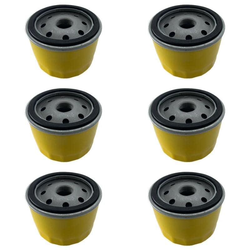 Mr Mower Parts Oil Filter Pack of 6 Oil Filter PRO Series 696854 Compatible with Briggs Stratton 492932 492932S 492056 5049 5076 695396 696854