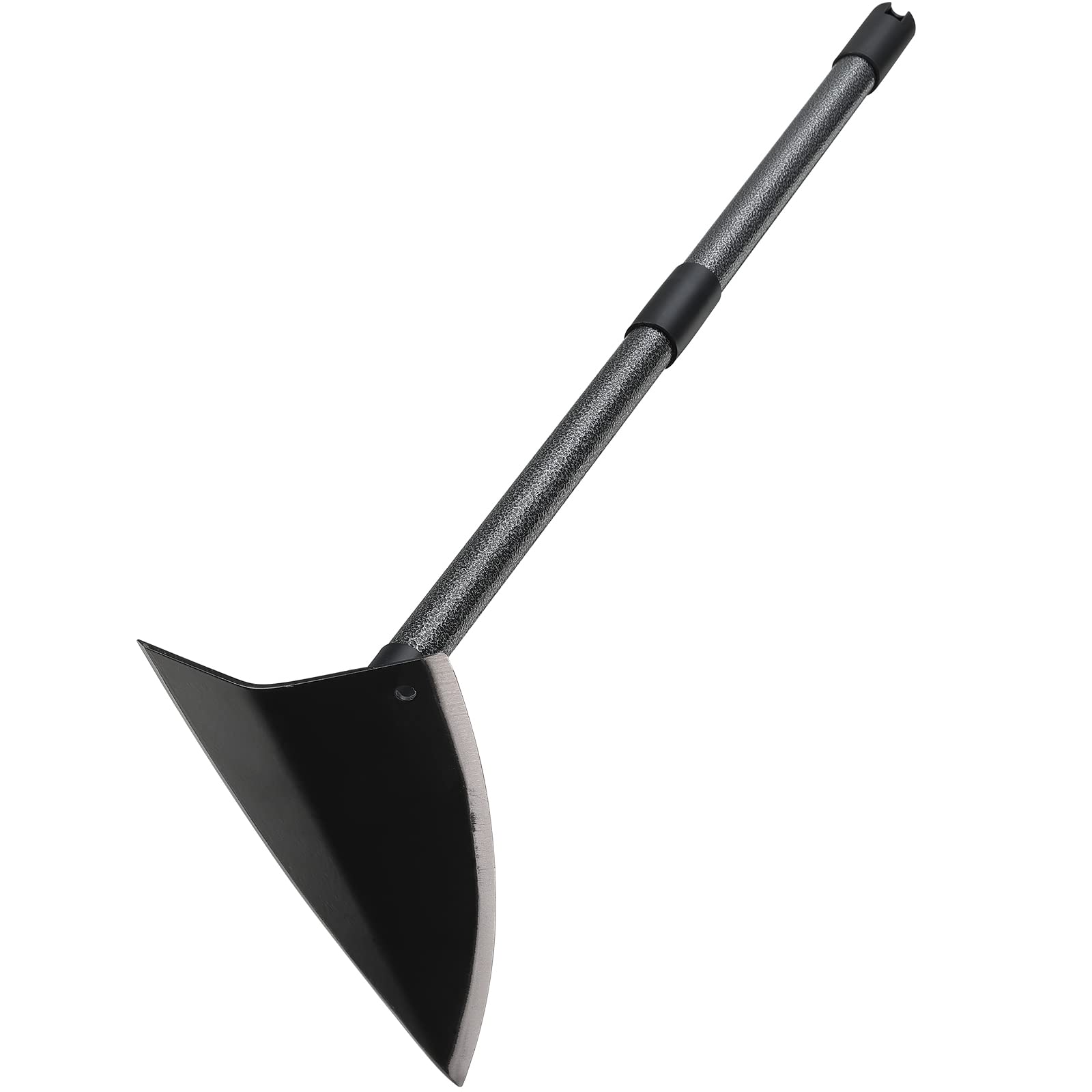 Hoe Garden Tool,Triangle Gardening Hoe with Sharp Blade for Digging,Weeding,Cutting and Loosing Soil,60 Inch Adjustable Length Metal Handle…