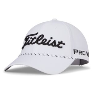 titleist womens tour breezer golf hat baseball cap, white/black