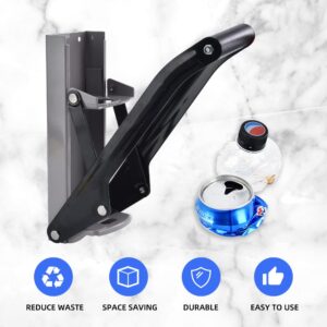 Can Crusher, CNAODUN for Recycling Heavy Duty Aluminum Wall Mounted Can Crusher, Soda Beer Can Smasher with Bottle Opener for 12 Oz and 16 Oz Cans