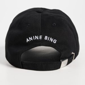 ANINE BING Women's Jeremy Baseball Cap, Black, One Size